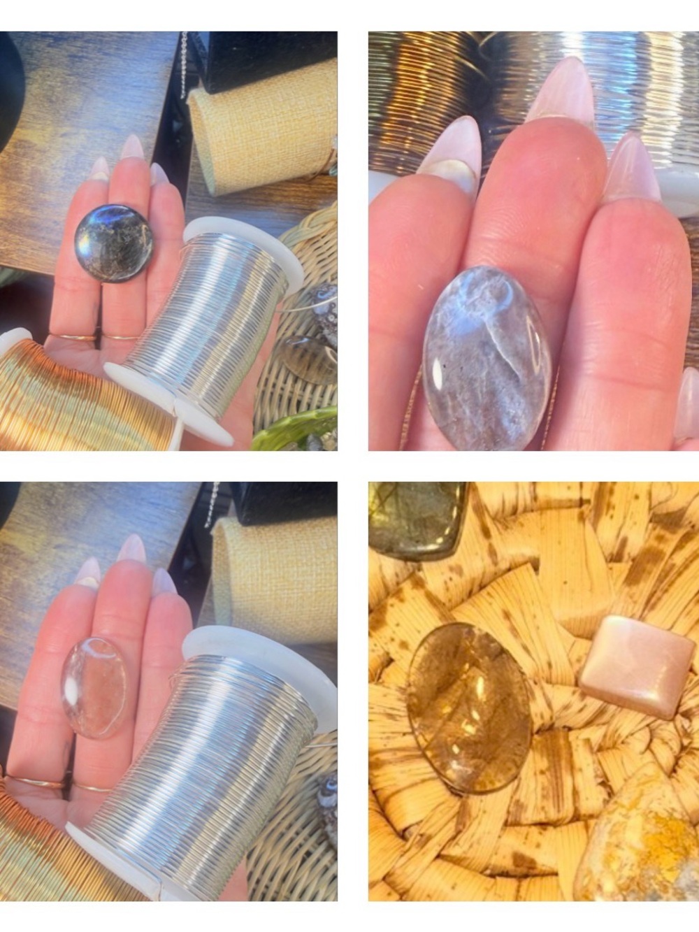 Stunning handmade crystal pendants